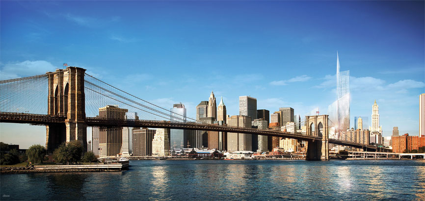 Brooklyn brug uitzicht