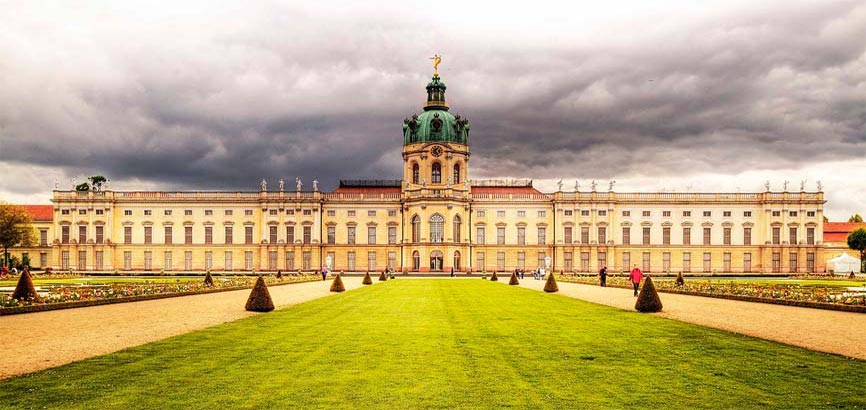 Charlottenburg kasteel vooraanzicht