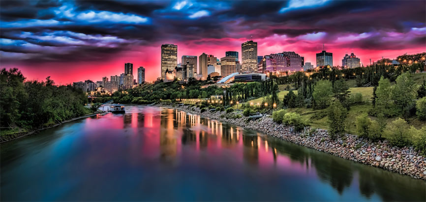 Skyline van Edmonton