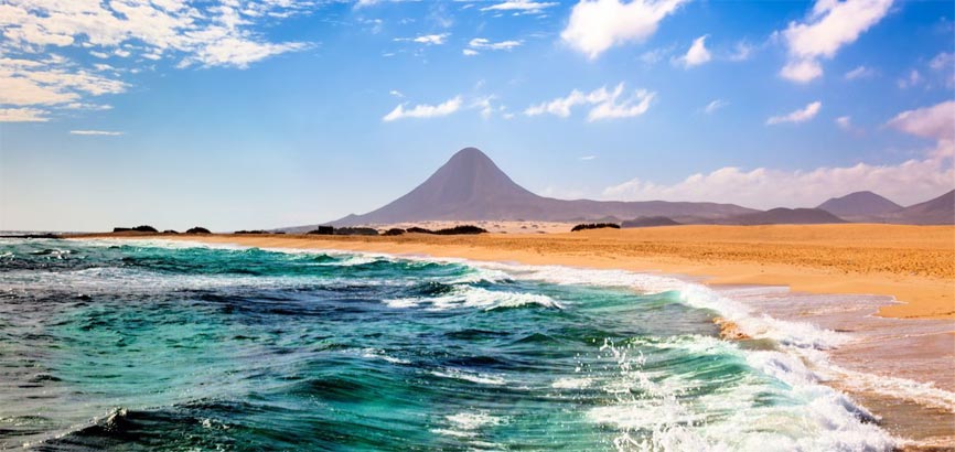 Fuerteventura strand en zee